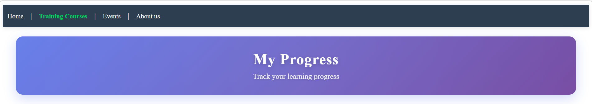 Progress Tracking